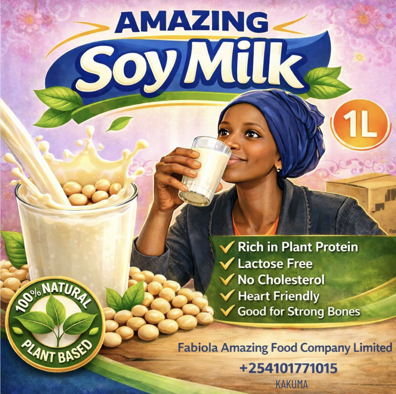 Amazing Soy Milk_Label